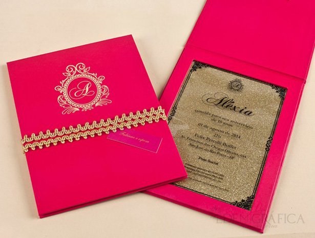 Linha Espesso Gliter